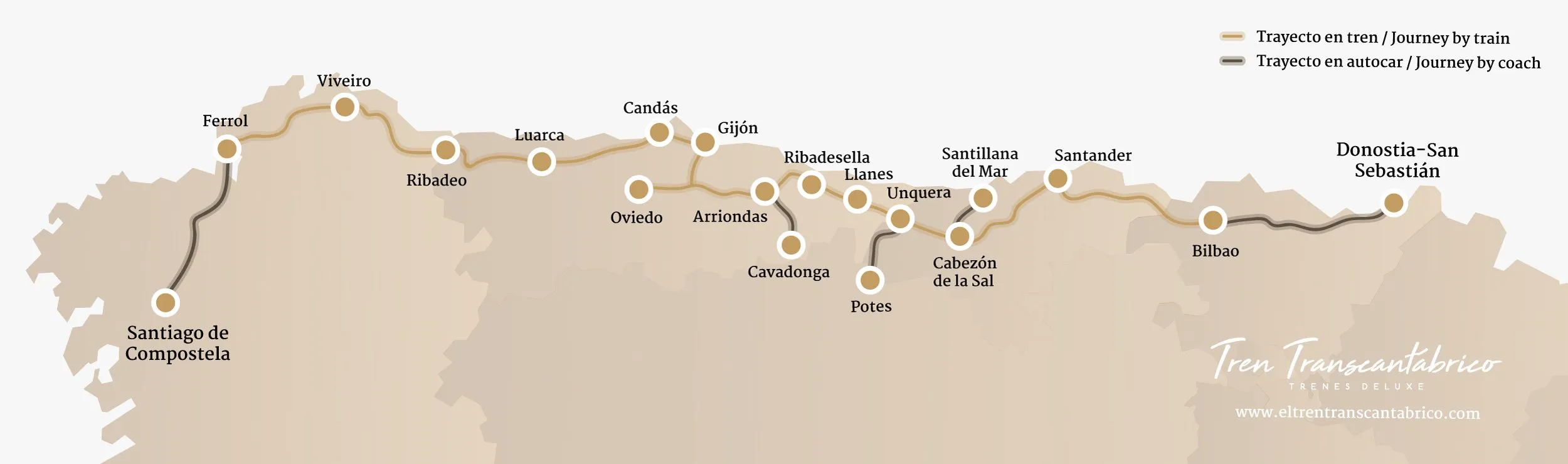 Transcantabrico Map